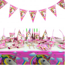 145Pcs  Unicorn Birthday Party Bundle Pack Decorations