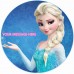 Free Text - Edible cake icing image - Frozen