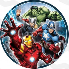 Free Text - Edible cake icing image - The Avengers
