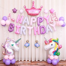 Unicorn Birthday Party Balloon set