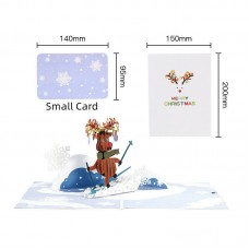 Party-3D Christmas Moose Card 1500mm x 200mm