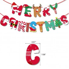 Party-Merry Christmas Banner 1pcs