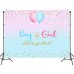 Party- Boy Or Girl Gender Reveal Backdrop B 2019073 5x7