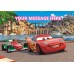 Free Text - Edible cake icing image - Cars Lightning McQueen
